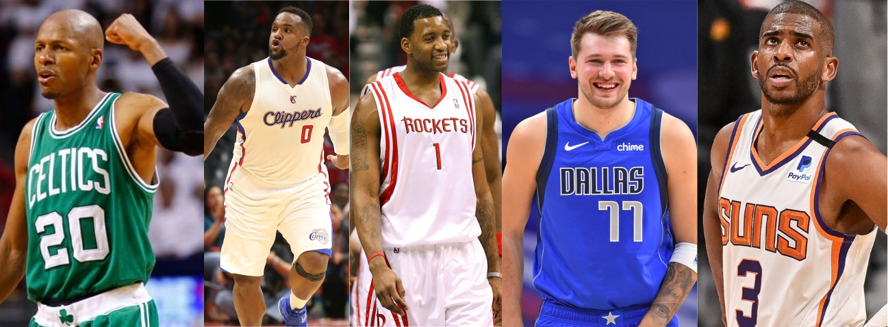 Tim Duncan, Chris Paul, Luka Doncic and other NBA Players